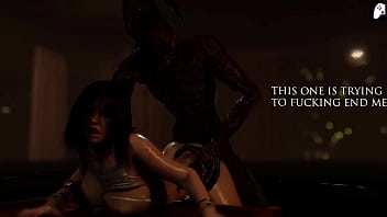 (4K – Love Wolf) Lost girl with big tits and big ass gets fucked by a monster with a erect cock and decides to get creampied | Hentai 3D