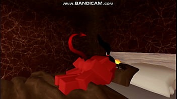 [Reupload] Showing of more animations with a rich demon girl (Roblox)