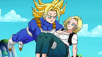 rescuing android 18 hentai animated video