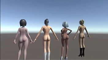 3d animation – nude girls