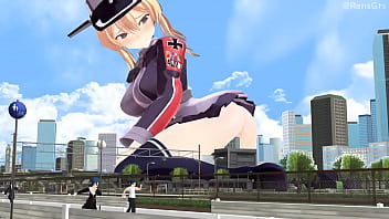 Giantess Prinz Eugen [MMD]