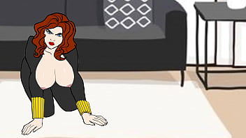 Hawkeye Fucks Natasha (Black Widow) in Budapest  – Avengers Cartoon Porn