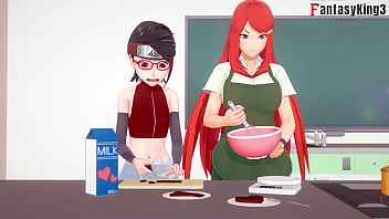 Kushina Uzumaki get fucked and Sarada Uchiha get jealous step | Full Movie on Sheer or Ptrn Fantasyking3