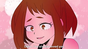 Uraraka is fucked by Midoriya after she declares her love for him