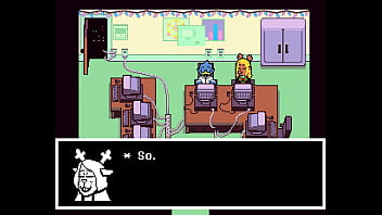 berdly and noelle fuck in the computer room, deltarune animation, made by mayin and orenji